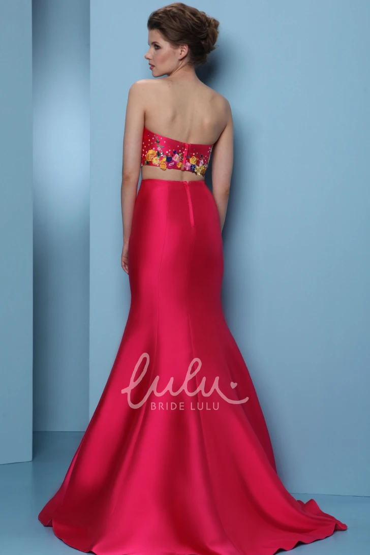 Sweetheart Mermaid Prom Dress with Embroidery and Sequins