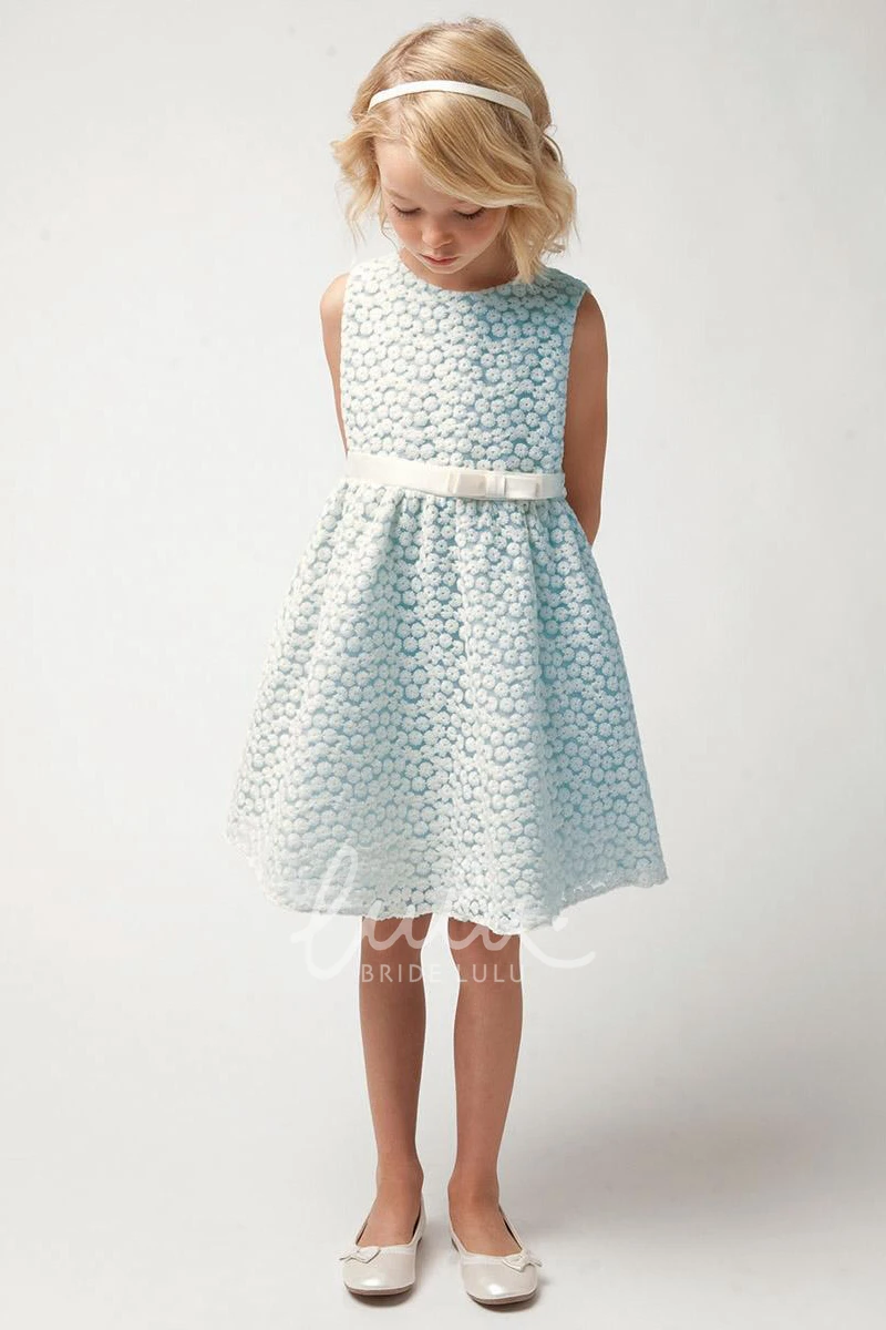 Mamie Knee-Length Flower Girl Dress Modern Casual Dress for Women