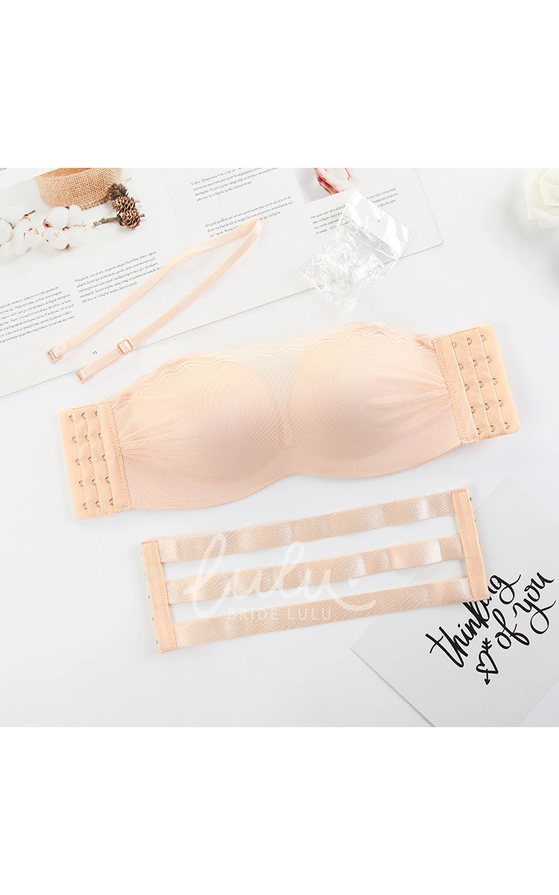Plain Sinple Strapless Bra