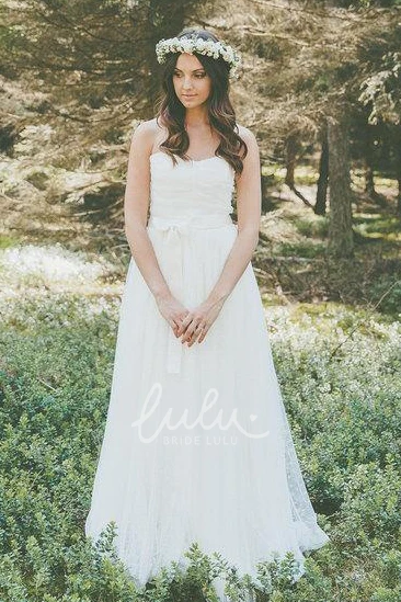 Vintage Boho Lace Wedding Dress Light Liona Unique