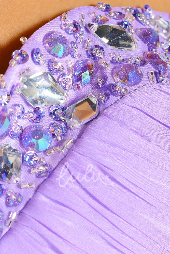 Beaded Sweetheart Chiffon Sleeveless Prom Dress Elegant Women's Dress