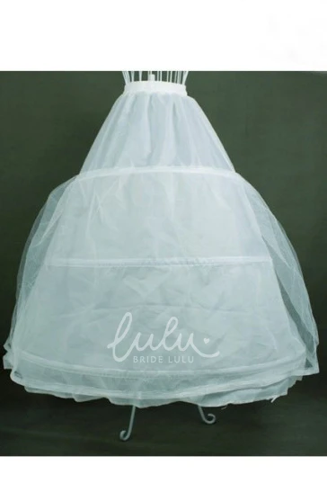 Bridal Wedding Petticoat with Double-layer Yarn and Three Rims Wedding Dress Accessories
