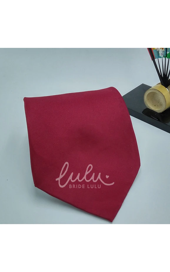 Plain Satin Extra Wide Tie-4 Color Options