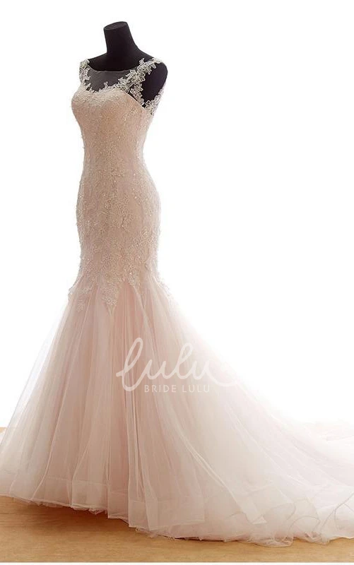 Draping Mermaid Prom Dress with Scoop Neckline Sleeveless