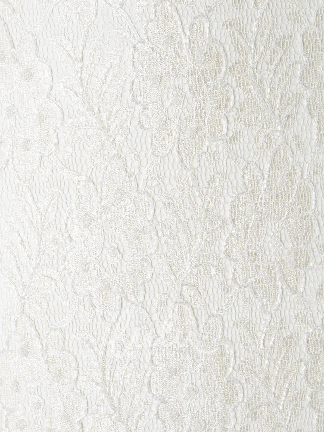 Jewel Lace Wedding Dress with Sweep Train Maxi Appliqued