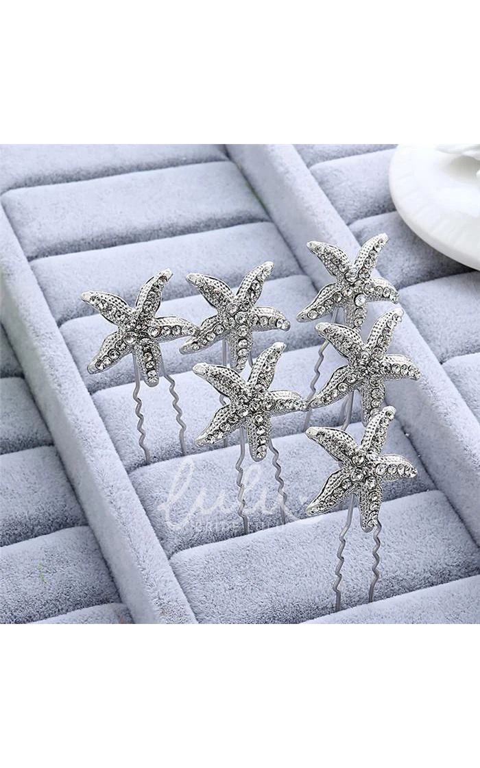 Rhinestone Bridal Hairpin Elegant Wedding Jewelry for Brides