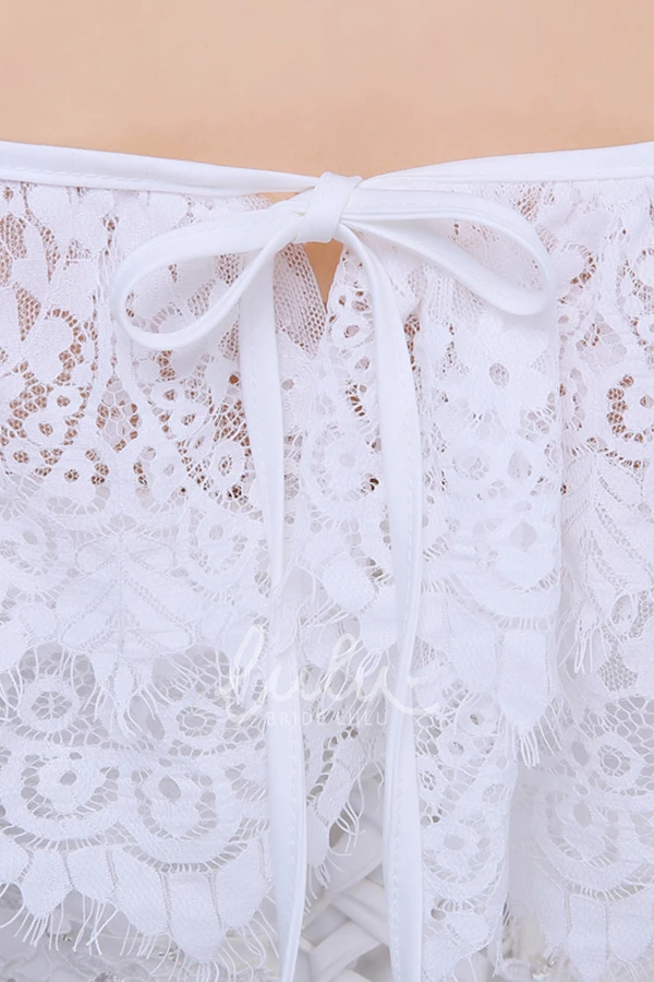 Lace Shawl for Wedding Dress New Cape Style with Shoulder Shawl