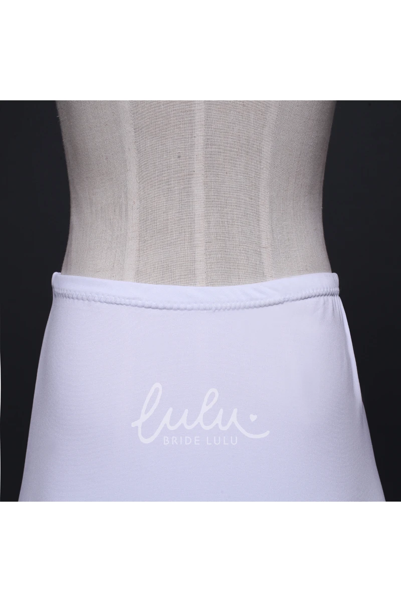 Double Layer Lace Mesh Petticoat Dress for Weddings