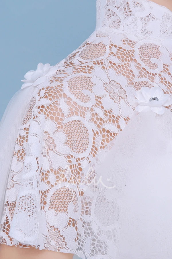 Luxury Lace Turtleneck Shawl Dress New Elegant Women's Formal Wear