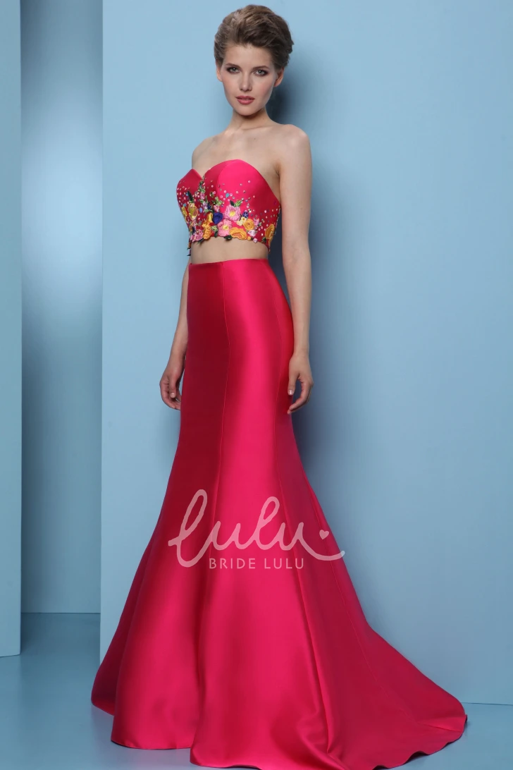 Sweetheart Mermaid Prom Dress with Embroidery and Sequins