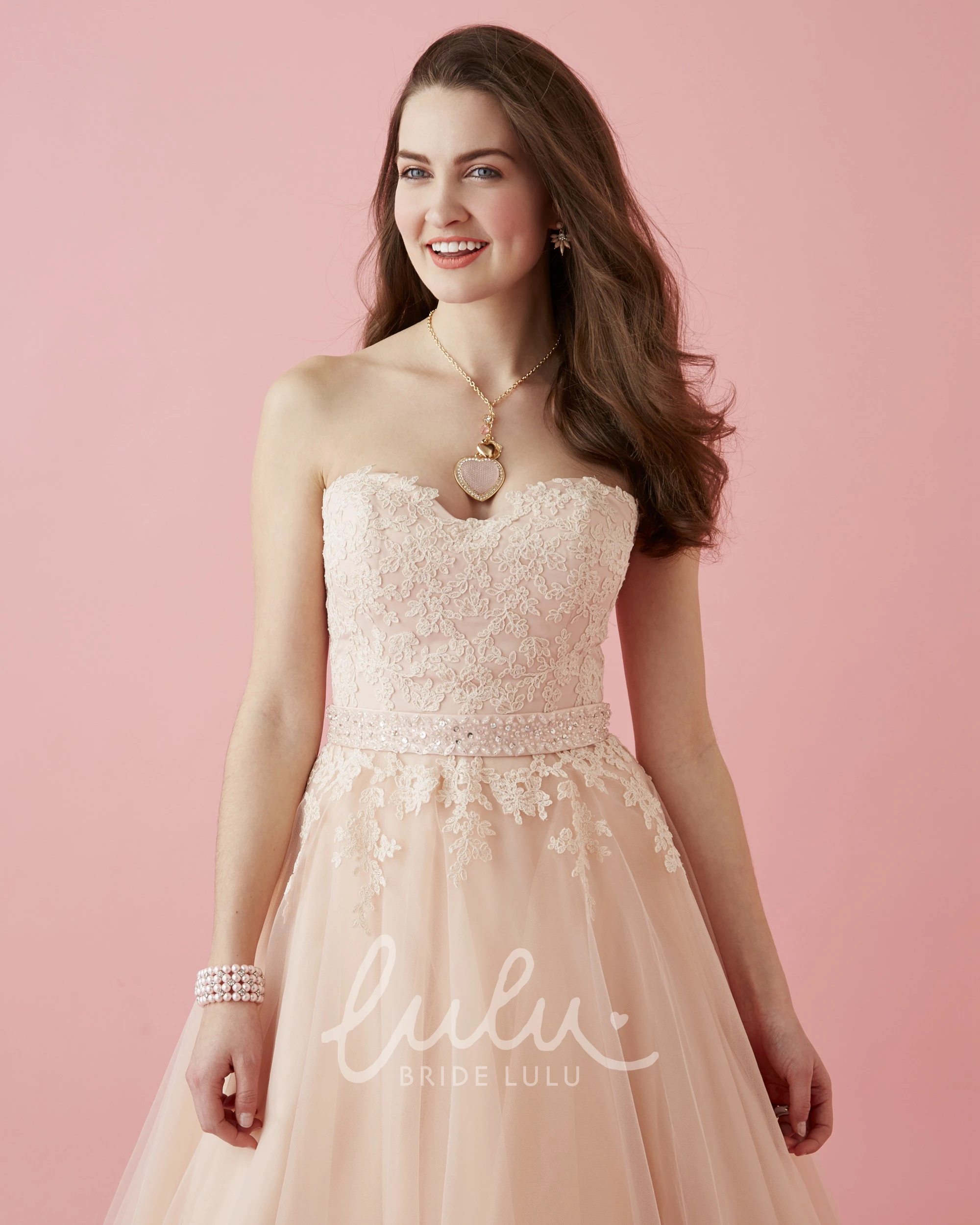 Maxi Sweetheart Tulle Applique Ball Gown Formal Dress with Corset Back