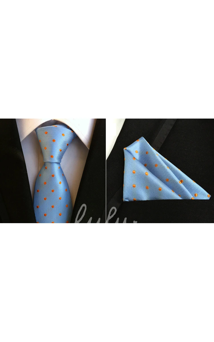 Satin Wide Tie and Pocket Square Combo-11 Color Options