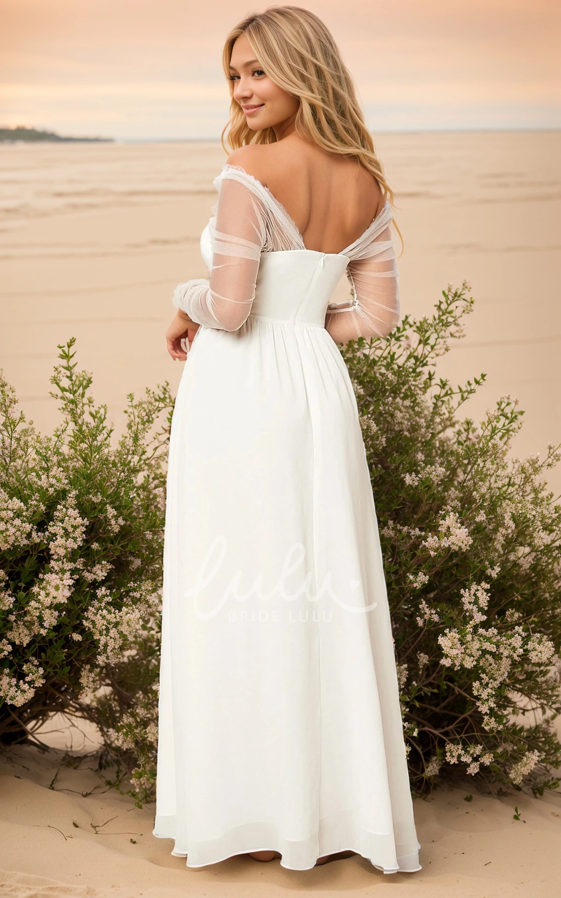 Sweetheart Satin Solid Sheath Simple Tulle Long Sleeve Front Split Long Dress
