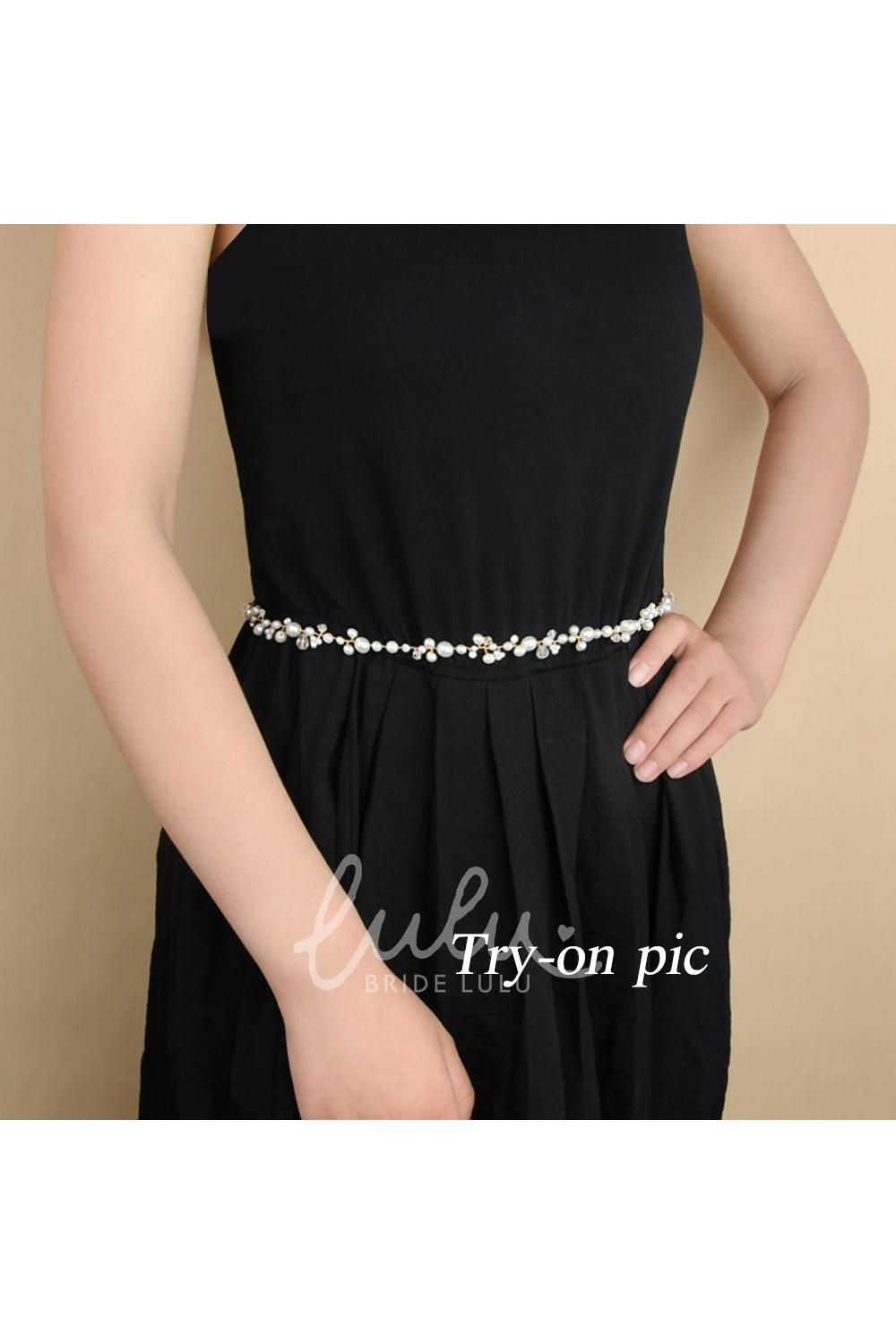 Simple Chic Organza/Satin Belted Wedding Dress