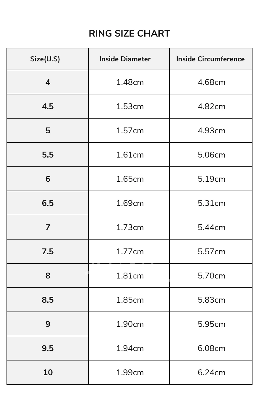 0.5 CT Moissanite 925 Silver Engagement Wedding Rings