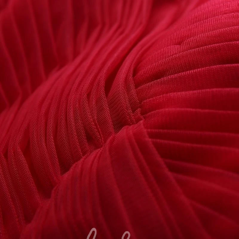 Red Off-Shoulder A-Line Prom Dress with Lace Floor-Length