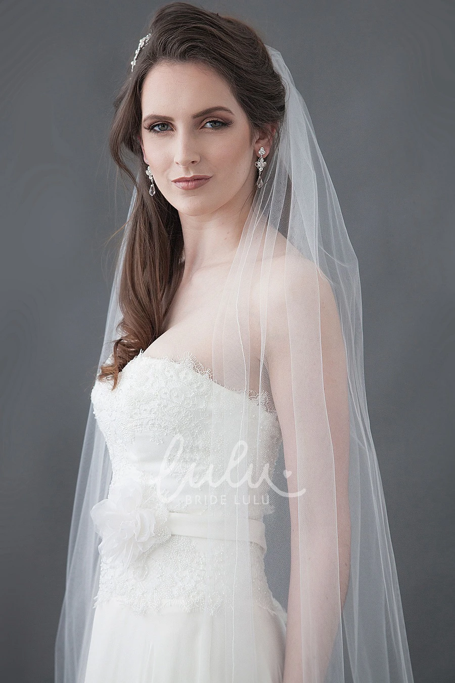 A-Line Sweetheart Lace Wedding Dress with Floral Sleeveless Floor-Length Pleats