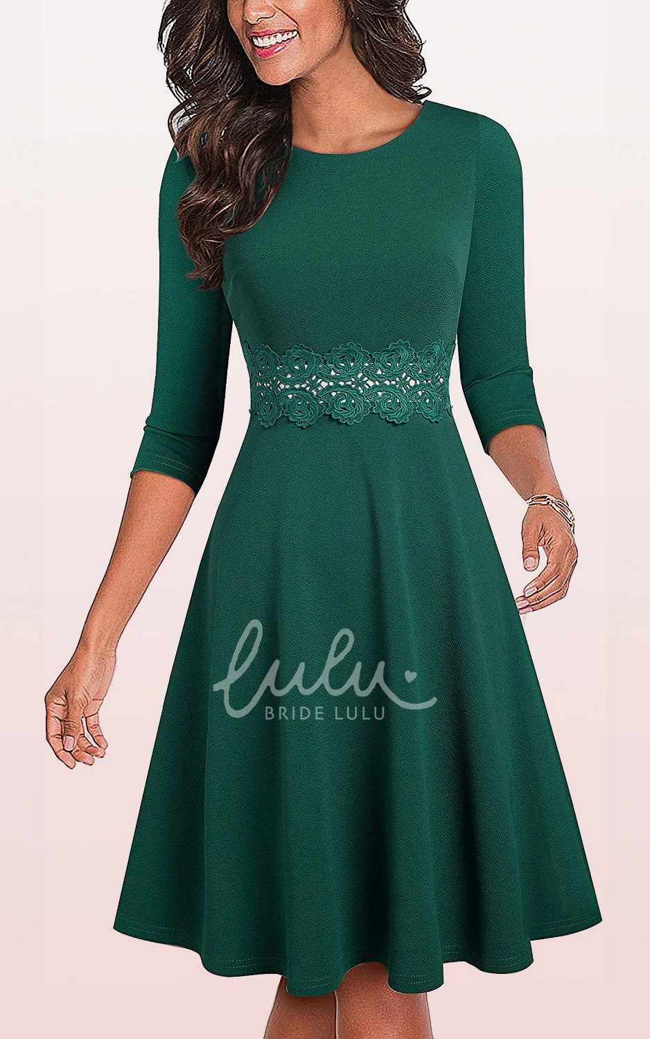 Modest A Line Sleeveless Spandex Formal Dress with Appliques and Sash