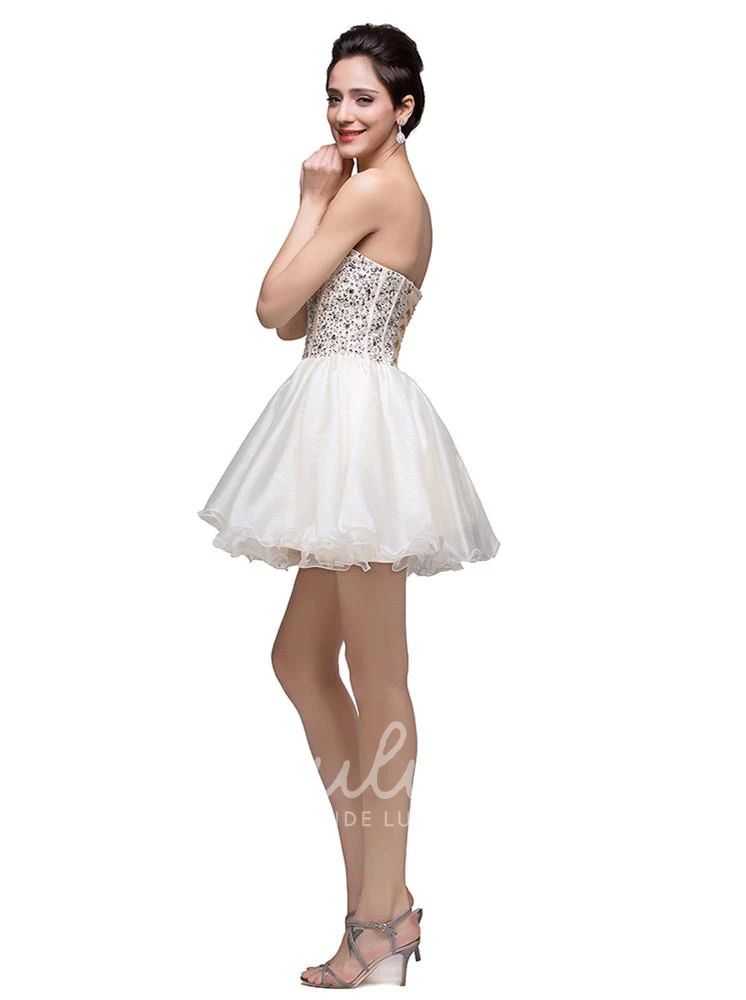 Sweetheart Crystal Prom Dress with Tulle Skirt