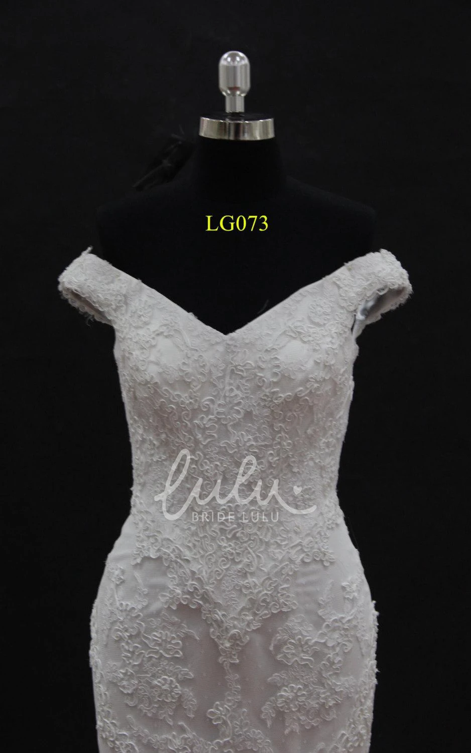 Mermaid Wedding Dress Lace Off-Shoulder Court Train