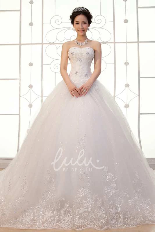 Lace Ball Gown Dress with Beading Classy Prom Dress