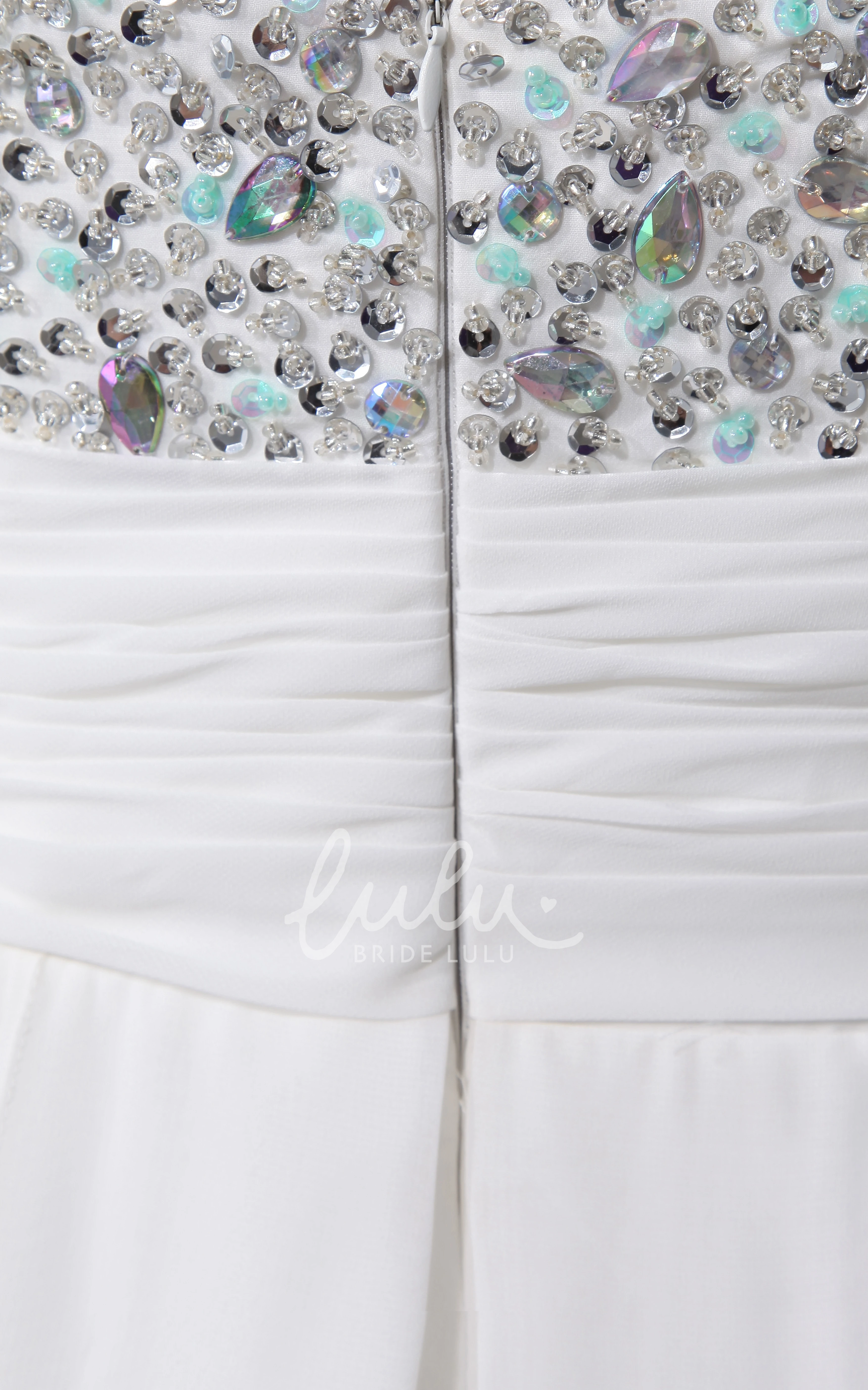 Beaded High-Low Prom Dress with Sweetheart Neckline Prom Dress 2025 Women