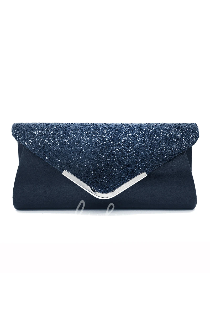 Sequin Flap Envelope Clutch