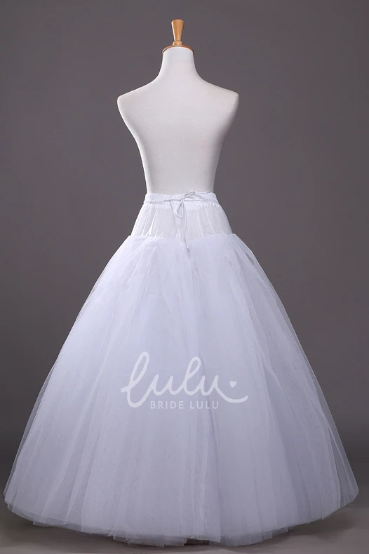 9 Layer Tulle Lining Petticoat for Wedding Dresses Thickened and Boneless