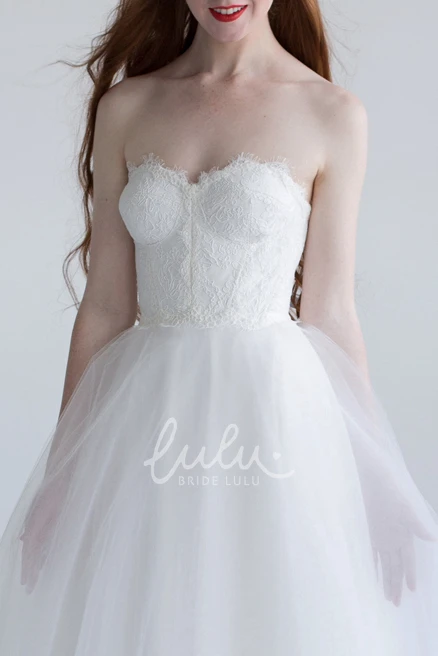 A-Line Tulle Lace Wedding Dress Sweetheart Elegant 2025 Women