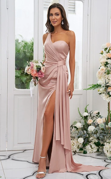 Deep Coral Bridesmaids Dress