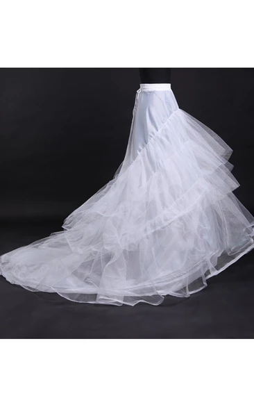 Multi-layer Trailing Wedding Dress Petticoat without Bones