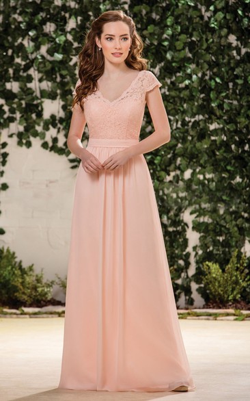 Peach Junior Bridesmaid Dresses