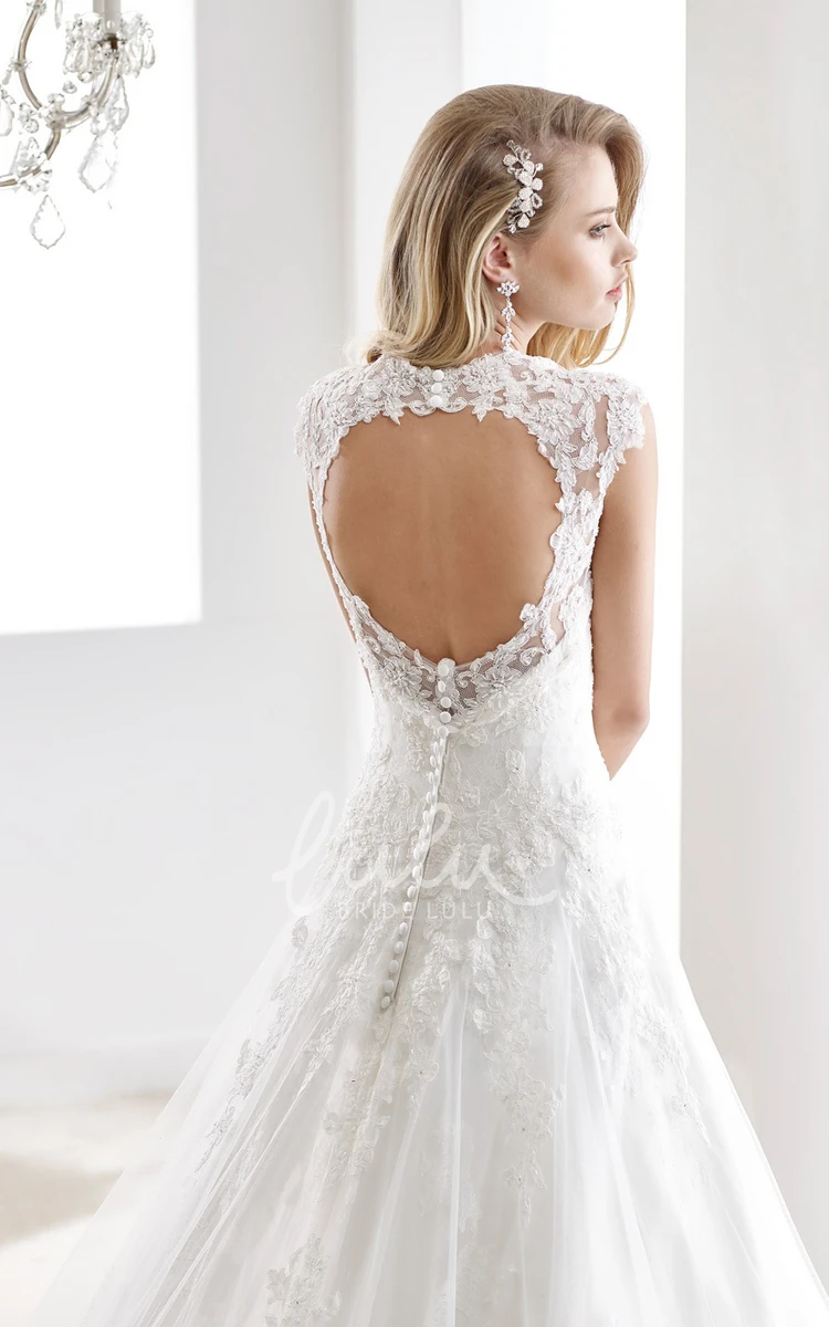 Sweetheart Mermaid Lace Wedding Gown with Bow Shoulder Detail and Open Back