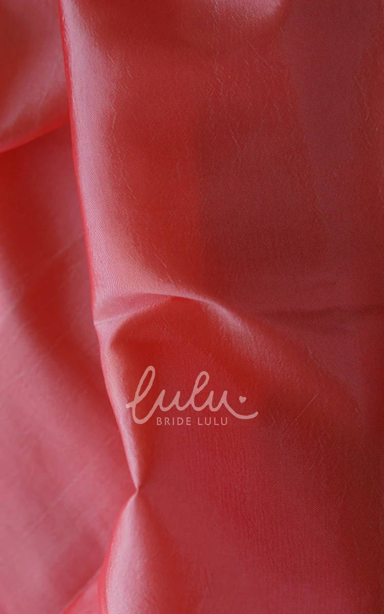 Taffeta Fabric Sample for Bridesmaid Dress Elegant and Shiny