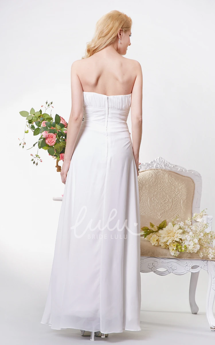 Backless A-line Chiffon Bridesmaid Dress with Sexy Neckline Elegant and Alluring