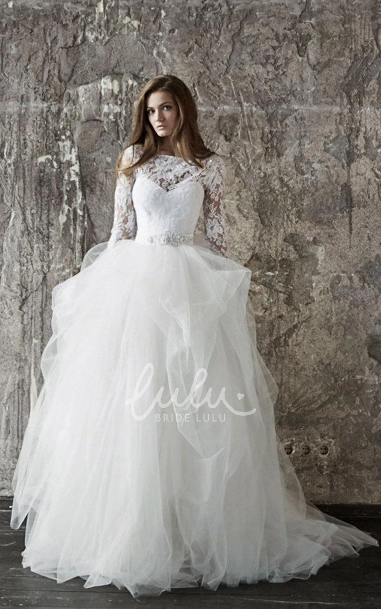 Vera Lace Wedding Dress with Long Sleeves