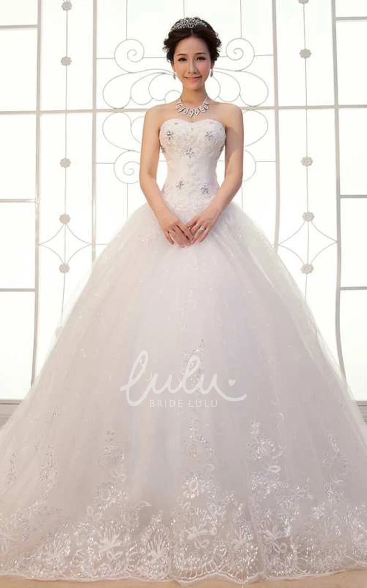 Lace Ball Gown Dress with Beading Classy Prom Dress