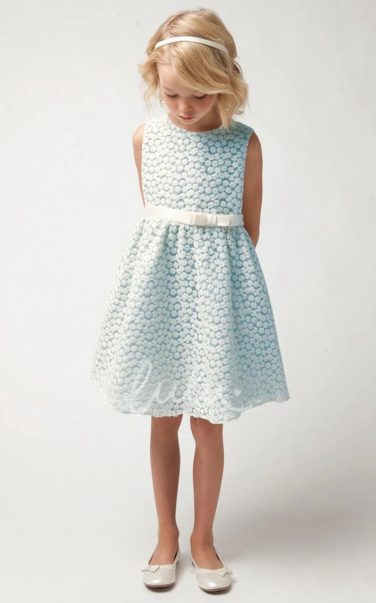 Mamie Knee-Length Flower Girl Dress Modern Casual Dress for Women