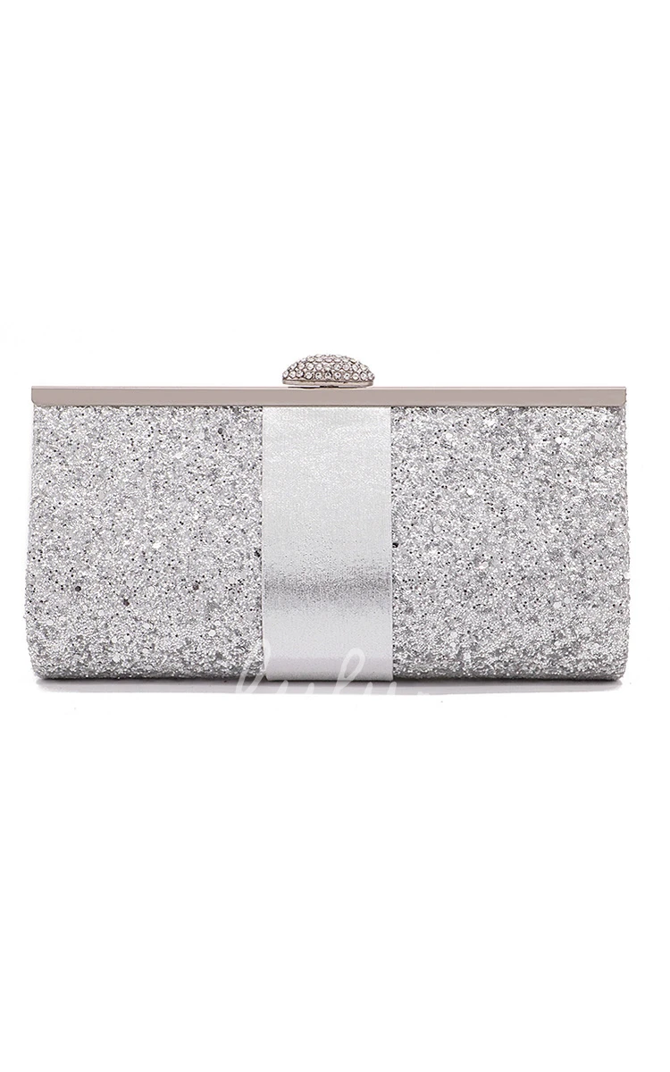 Sparkling Top Clasp Minaudiere