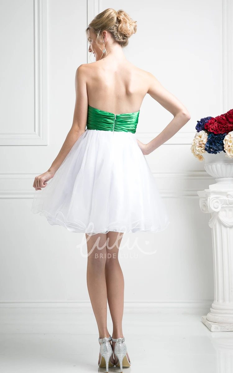 Muti-Color A-Line Backless Waist Jewellery Dress for Formals