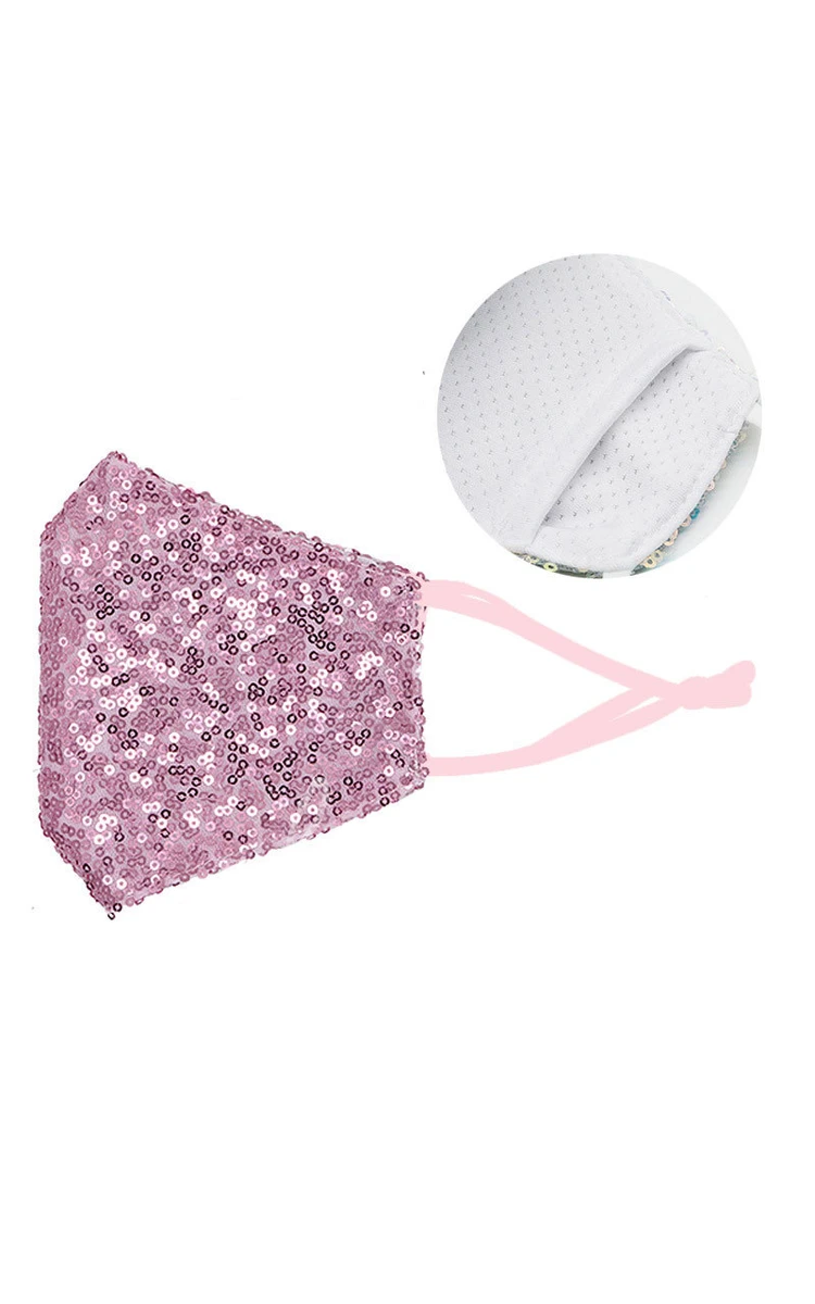 Non-Medical Cotton Sequins Face Masks