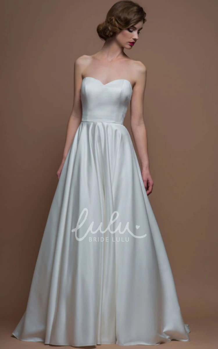 Long Cap-Sleeve Organza Wedding Dress V-Neck with Jeweled Illusion and Sweep Train