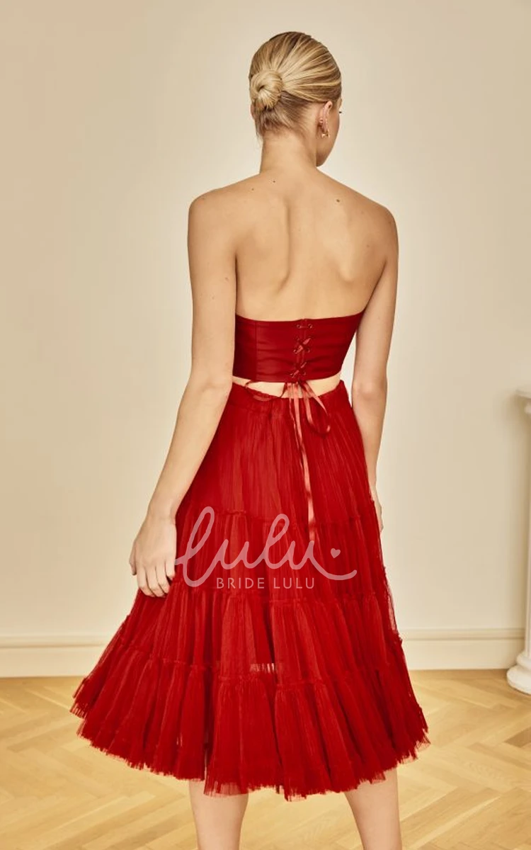 Two Piece Off-the-shoulder Taffeta Prom Dress Sexy Women's Formal Gown