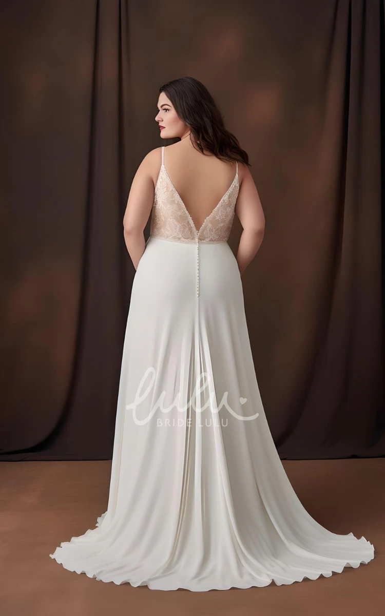 Simple A-Line Satin Sleeveless Wedding Dress Ethereal Sweep Train Bridal Gown