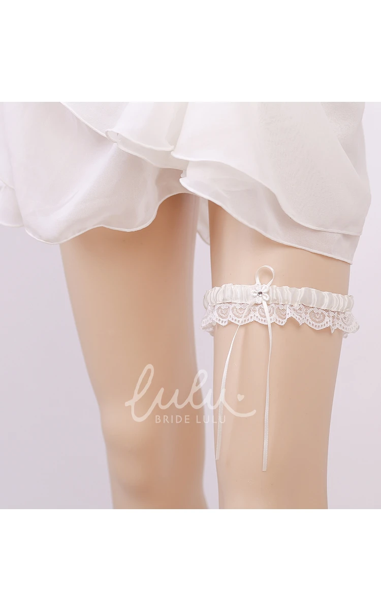 Fresh Lace Western-Style Bridal Garter Belt Wedding Dress Accessory