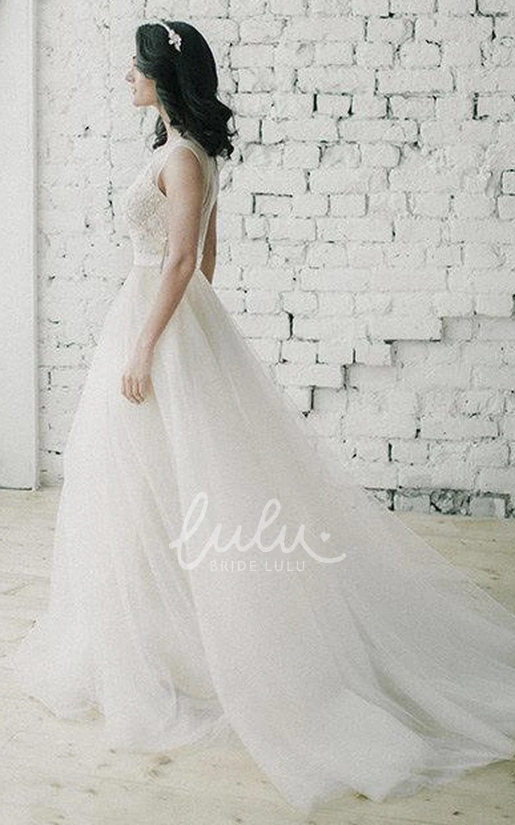 Romantic Lace Wedding Dress with Tulle by Belardi Weddings