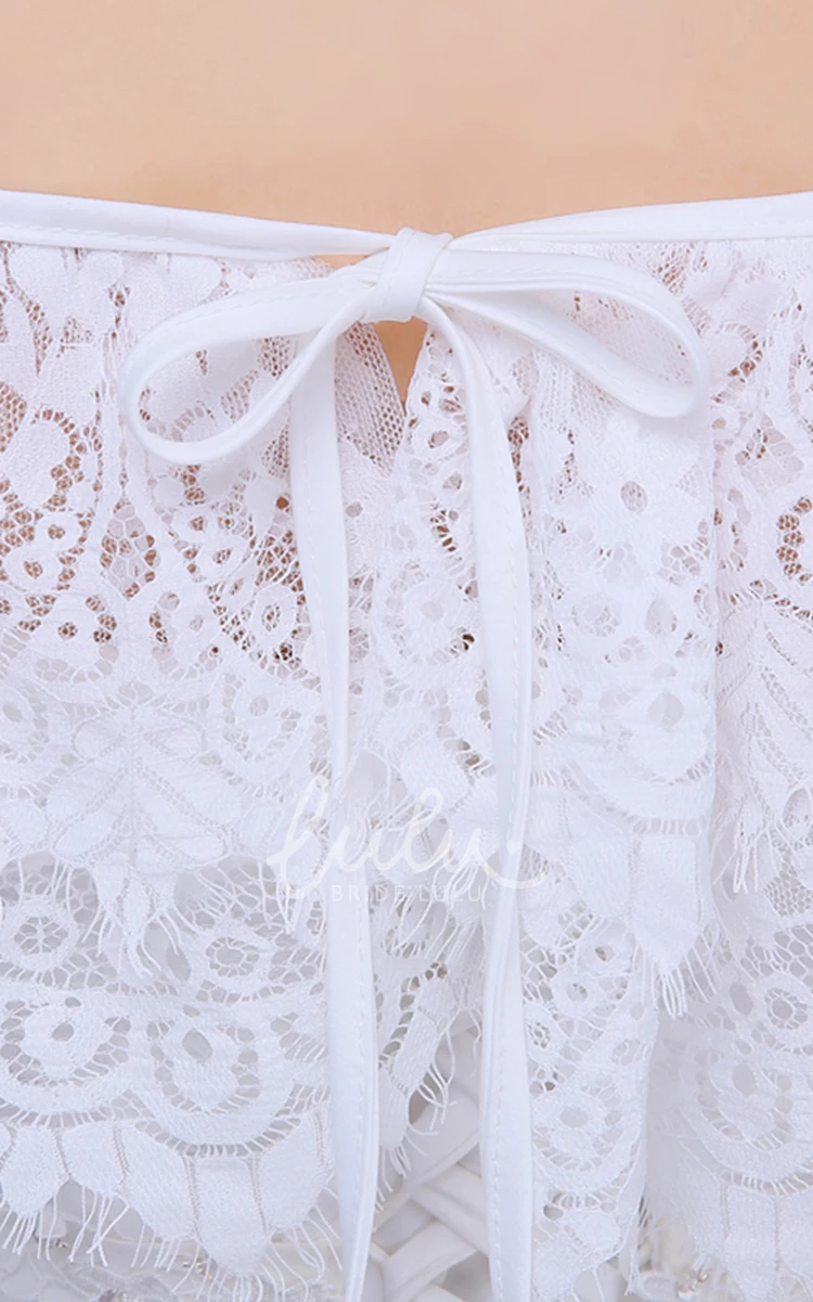 Lace Shawl for Wedding Dress New Cape Style with Shoulder Shawl