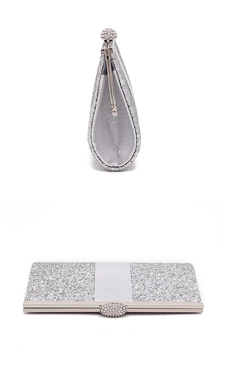 Sparkling Top Clasp Minaudiere