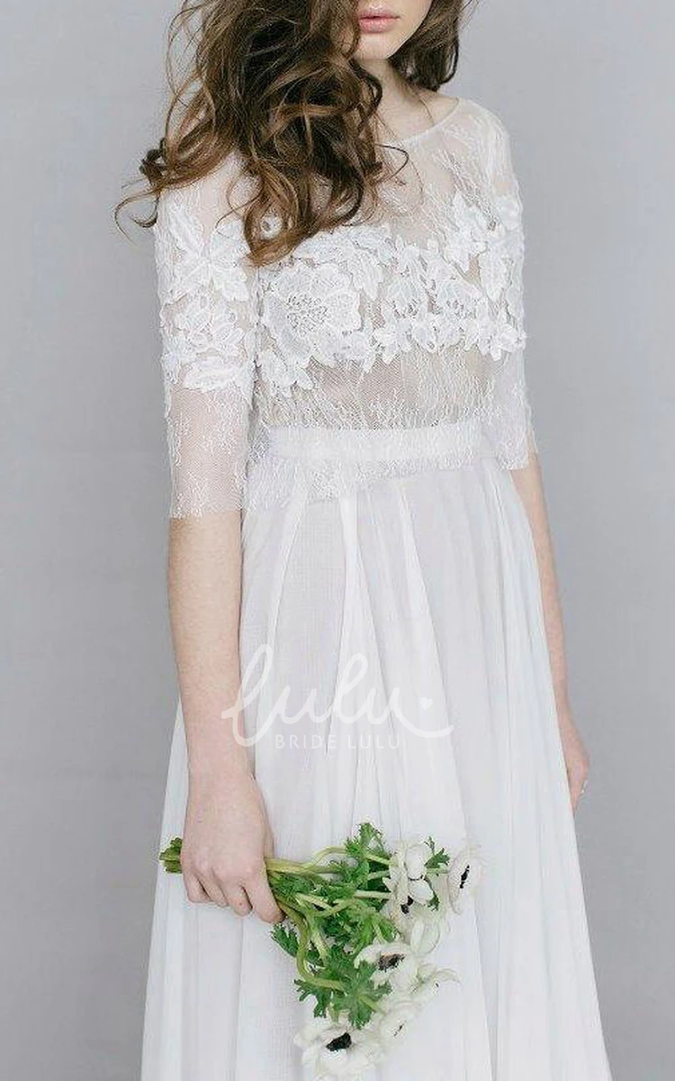 Long Sleeved Couture Milk Bridesmaid Dress by Ivis