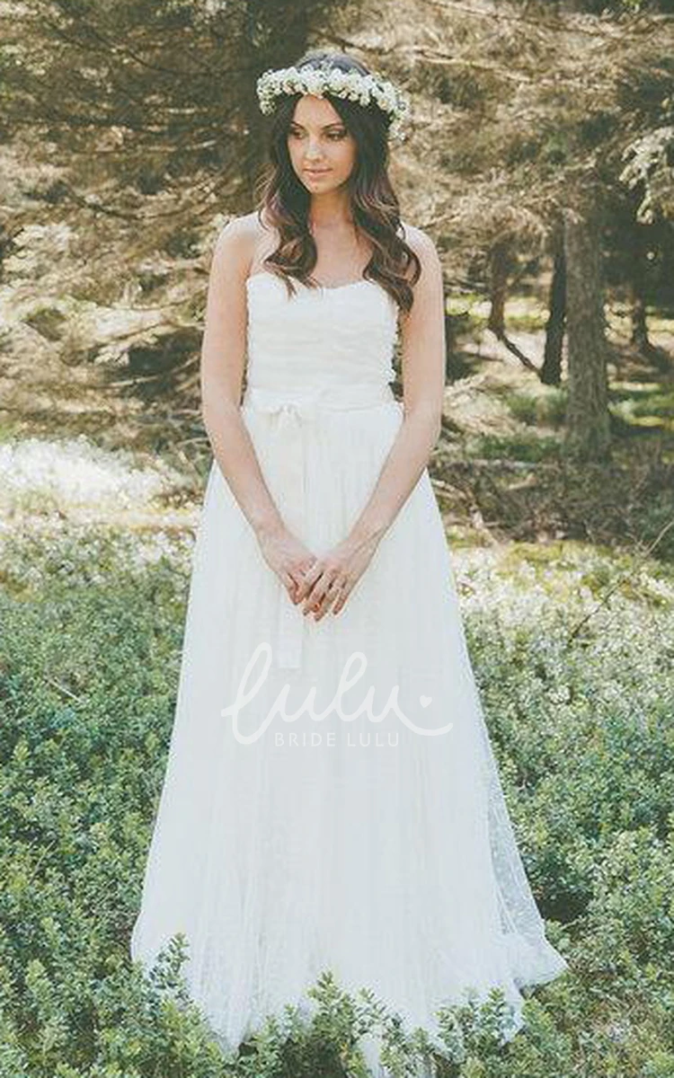 Vintage Boho Lace Wedding Dress Light Liona Unique